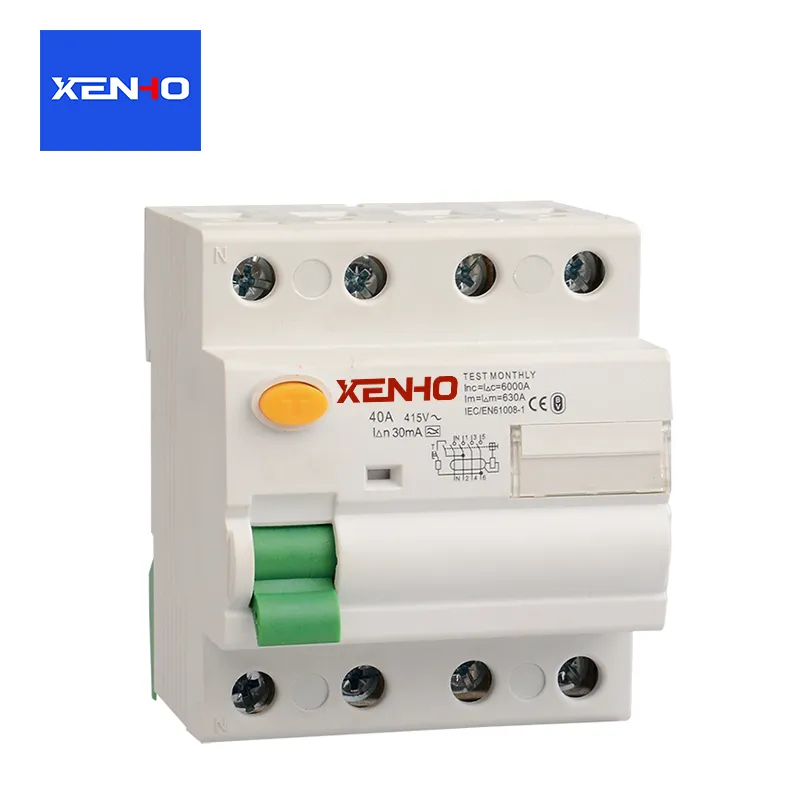 AC Type 4P Residual Current Circuit Breaker RCCB